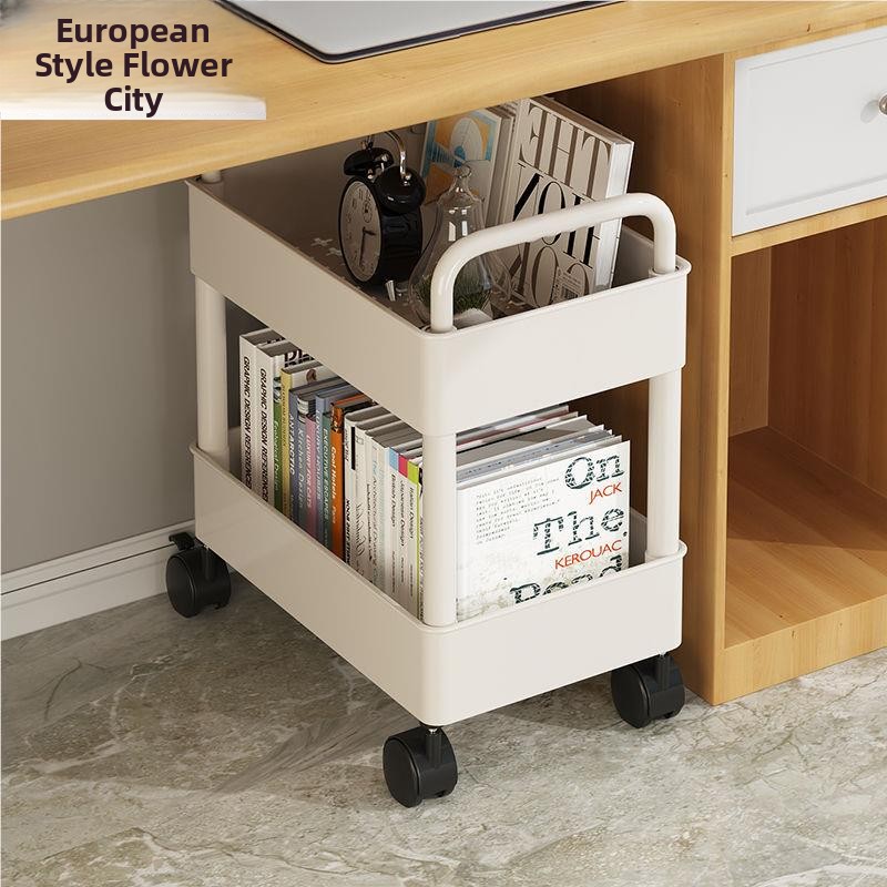 Rolling File Cart - Mobiles Bücherregal unter dem Schreibtisch, Stehend,