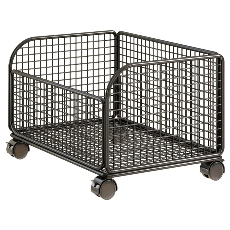 Rolling File Cart - AT43-Mobiler Rollwagen aus Netzstoff für unter
