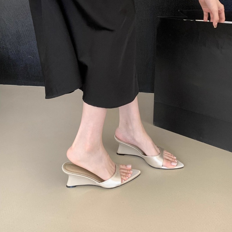 Home Office Makeover - Neue Sommer-Mode Keilabsatz Flip-Flops Outdoor Zehensteg-Sandalen