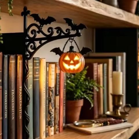 Home Office Bookshelves - Geister-Bücherregal-Laterne, Mini-Bücherregal-Lampe für die Bibliothek, kleine