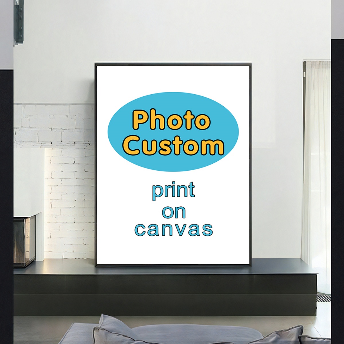 Home Office Photos - Benutzerdefinierte Foto-Leinwanddrucke, personalisiertes Foto-Poster für Familienleben,