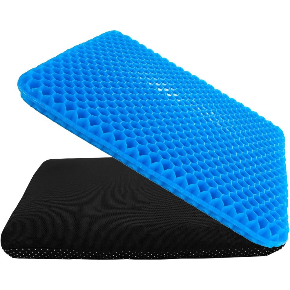 Mesh Back Cushion - Extra dickes Gel-Sitzkissen, atmungsaktives Wabendesign zur