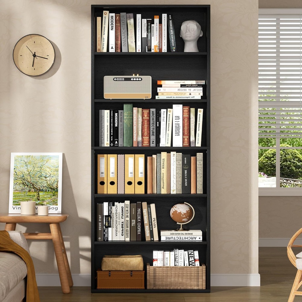 6-stufiges offenes Bücherregal – Bookcase Wood Shelf Bewertung und Preis