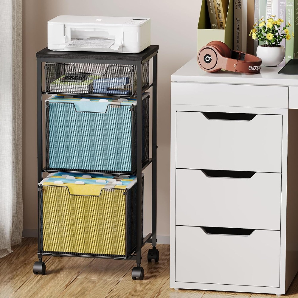 Mobiler Aktenschrank mit 3 Sch – Rolling File Cart Bewertung und Preis