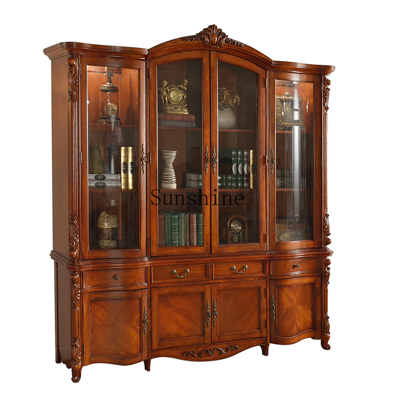 Viertüriges großes Bücherregal – Bookcase Wood Shelf Bewertung und Preis