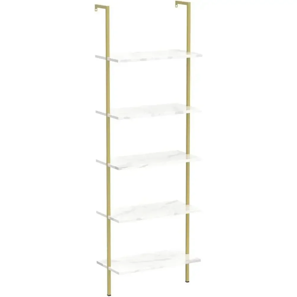 5-stöckiges Wandregal aus weiß – Home Office Bookshelves Bewertung und Preis