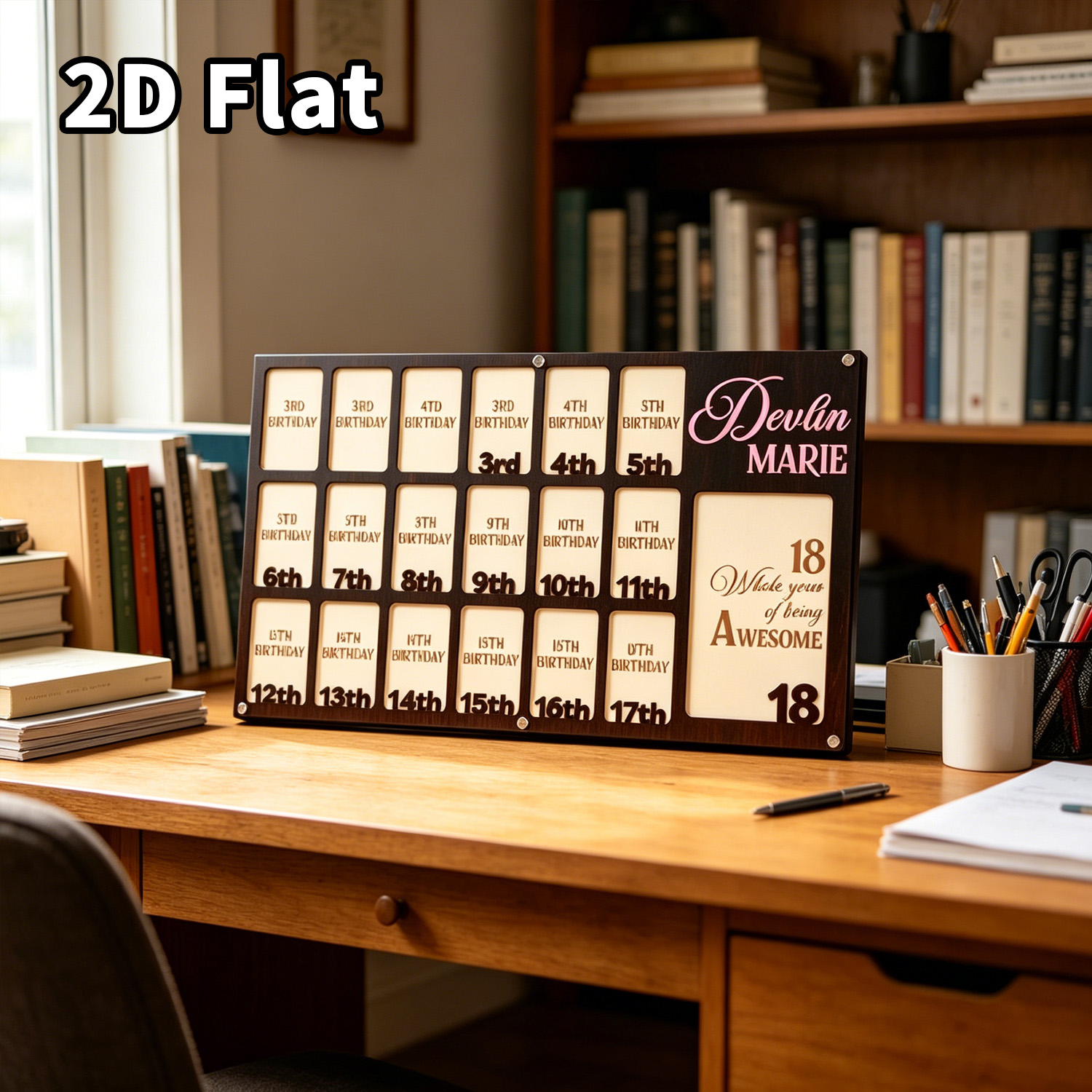 1 Stück Personalisierter Holz- – Home Office Photos Bewertung und Preis