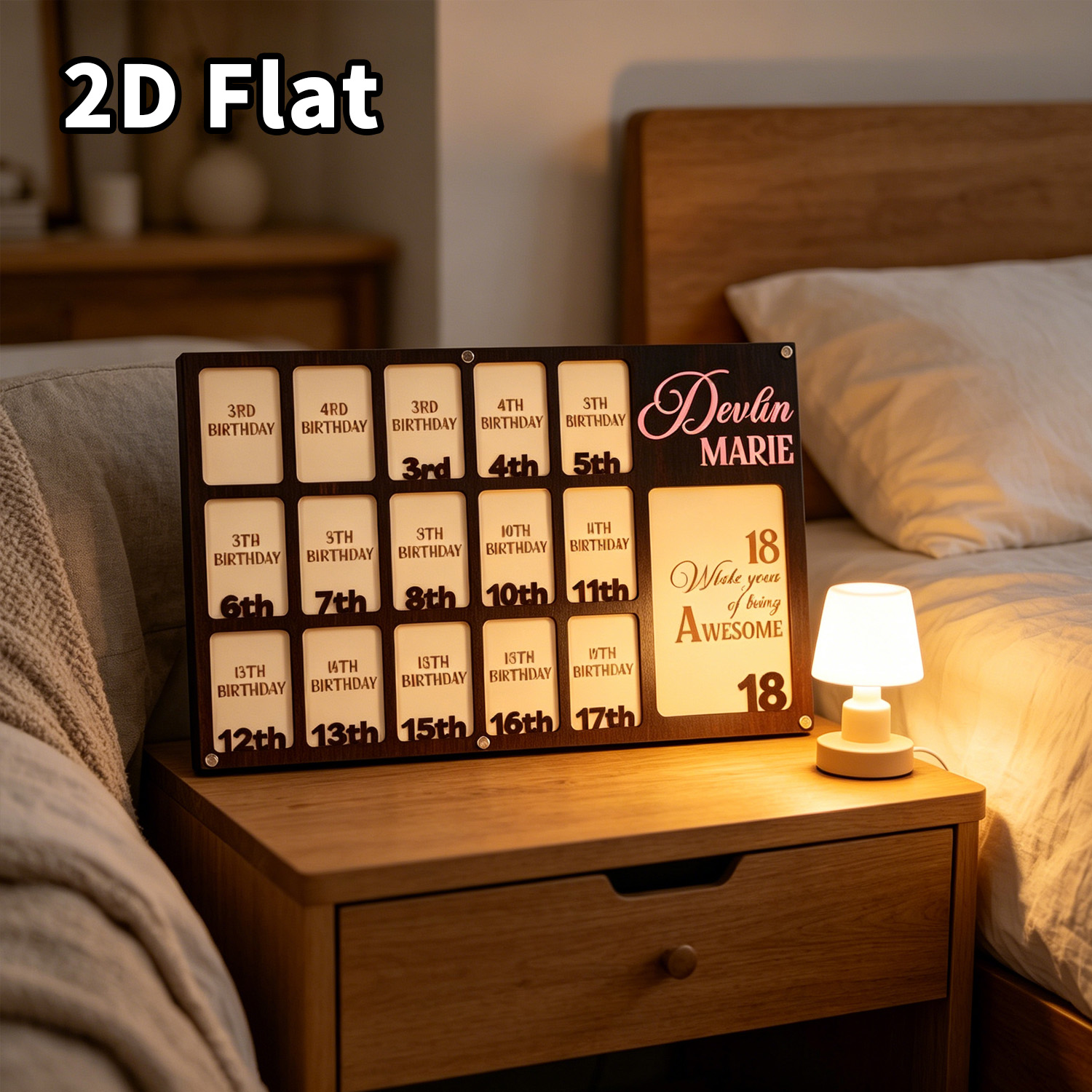 1 Stück Personalisierter Holz- – Home Office Photos Bewertung und Preis