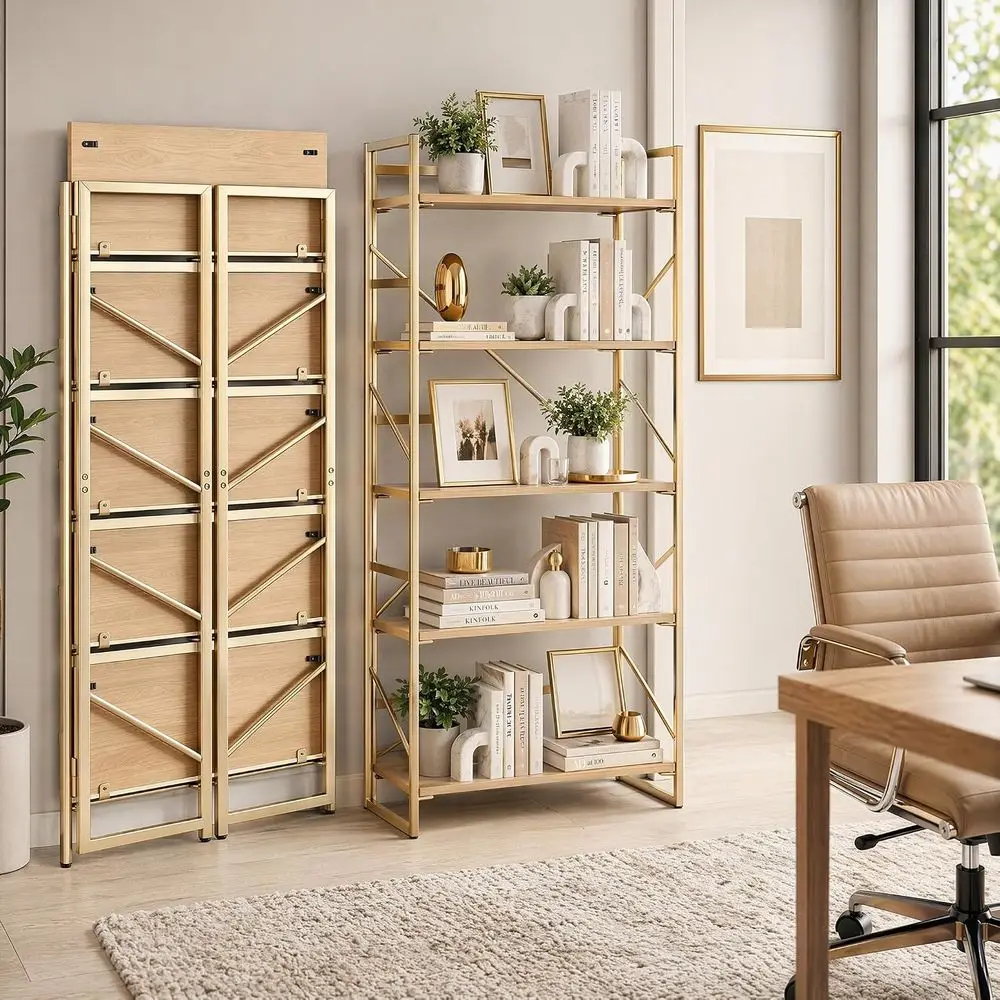 2-in-1 wandelbares Bücherregal – Home Office Bookshelves Bewertung und Preis