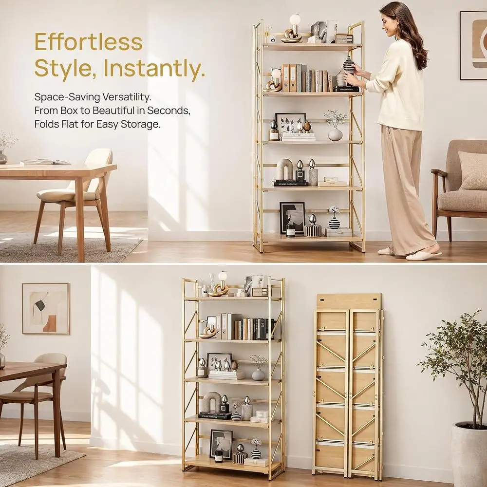 2-in-1 wandelbares Bücherregal – Home Office Bookshelves Bewertung und Preis