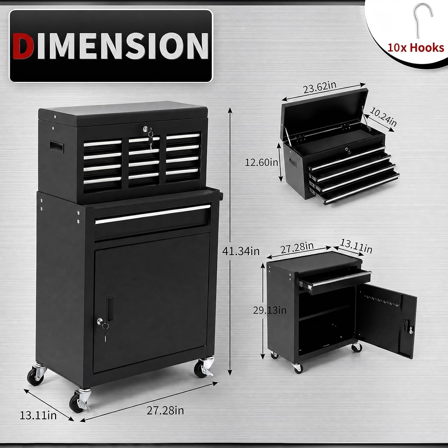 5-Schubladen-Rollwerkzeugschra – Rolling File Cart Bewertung und Preis