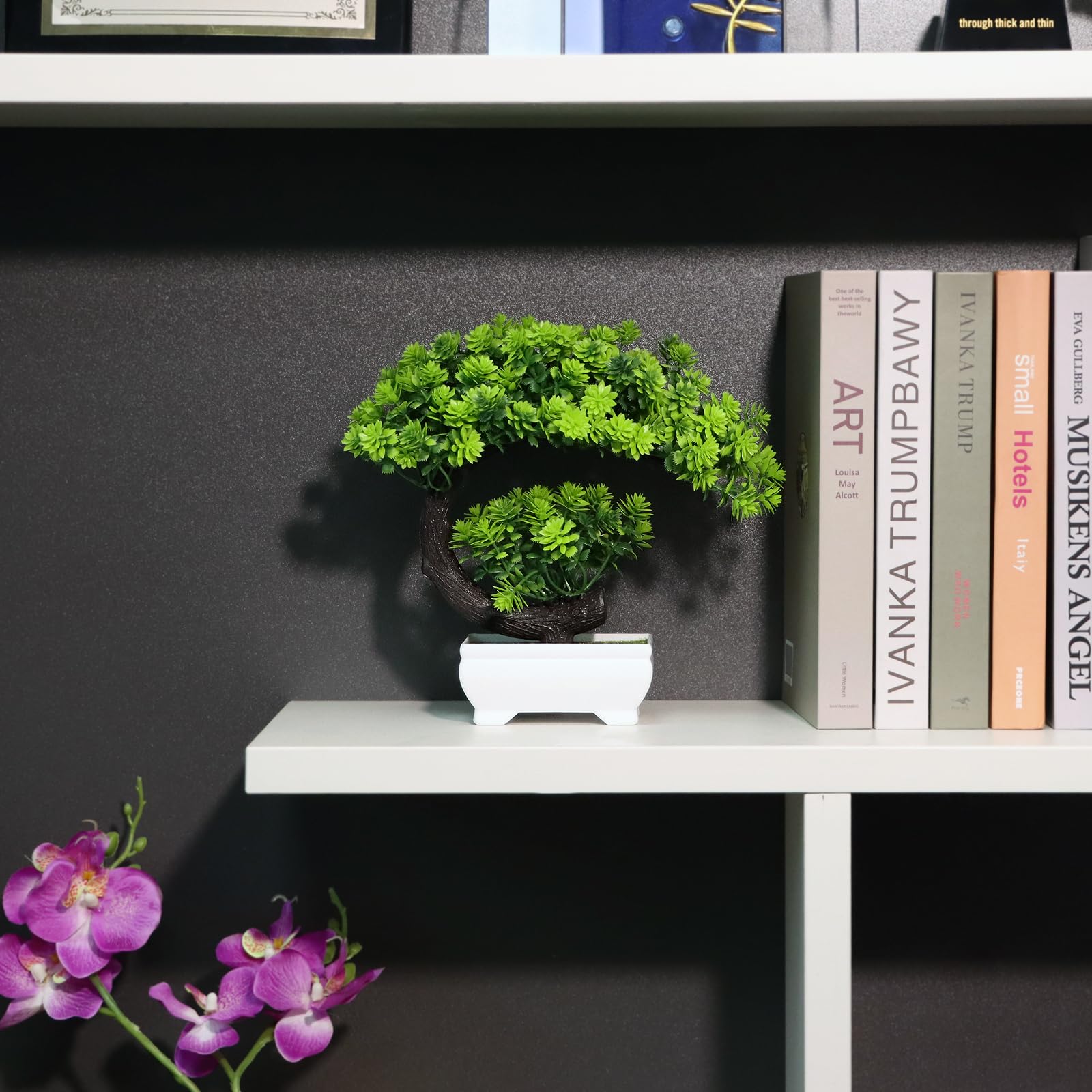 Uflower Kleine künstliche Pfla – Home Office Bookshelves Bewertung und Preis
