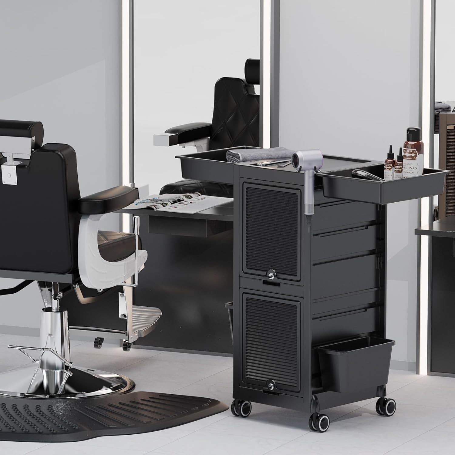 Beauty Trolley Rollwagen mit 2 – Rolling File Cart Bewertung und Preis