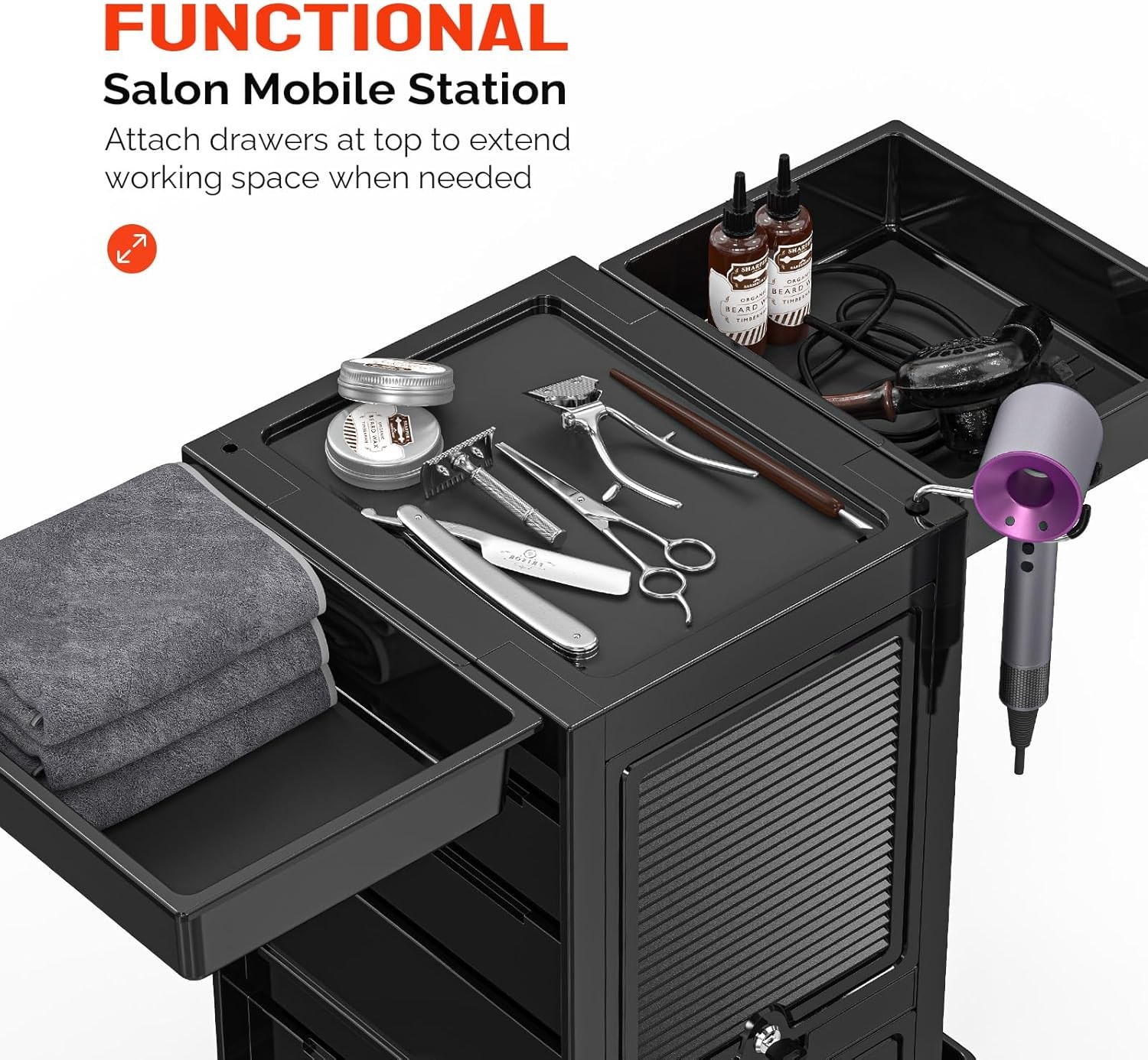 Beauty Trolley Rollwagen mit 2 – Rolling File Cart Bewertung und Preis