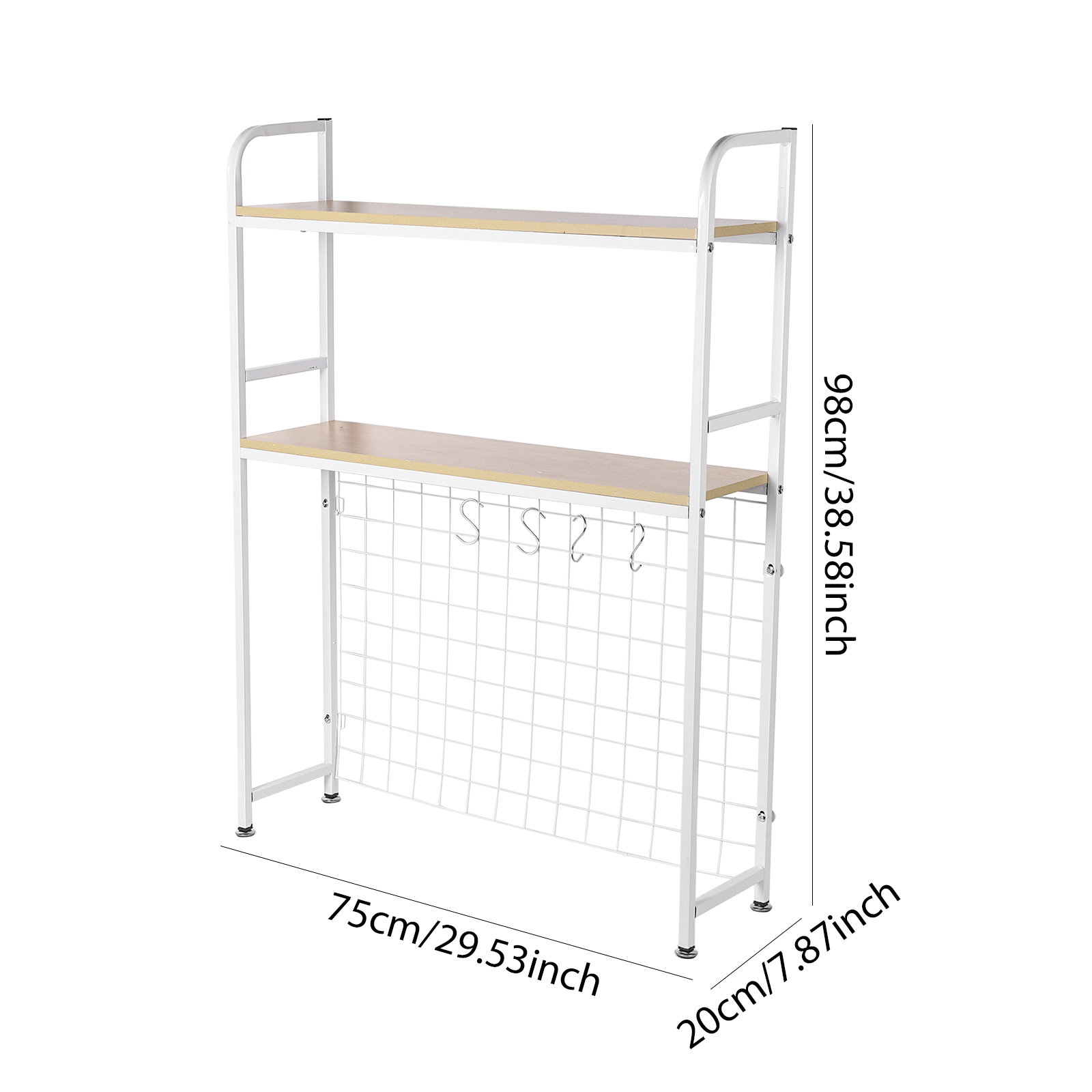 2-stöckiges Holz-Schreibtisch- – Bookcase Wood Shelf Bewertung und Preis